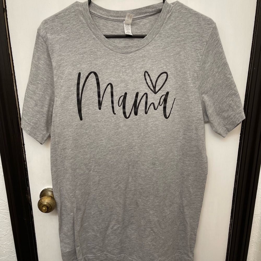Gray 'Mama' Tee
